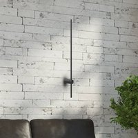 Milagro Lighting LED-vägglampa Swing, höjd 60 cm, CCT, metall, svart
