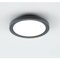 EVN Tectum plafonnier d'extérieur LED rond, verre