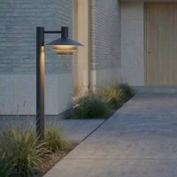 Lucande Montaro LED path light, 100 cm, anthracite