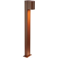Markslöjd Alor LED path light, brown, IP65, height 75 cm, dimmable