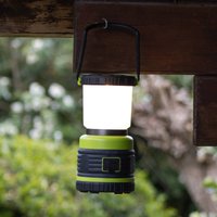 FH Lighting Luminaire d'extérieur LED rechargeable 850944 noir/vert Hauteur 19 cm Plastique