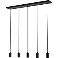 Segula hänglampa Madox 5X Wave, svart, stål, E27