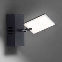 PURE Mira LED wall light remote control CCT, black
