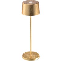 Zafferano Olivia 3K bordslampa guld