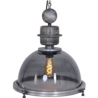 Steinhauer Bikkel - hanging light with a glass lampshade