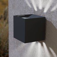 EGLO LED-vägglampa Calpino 2, svart