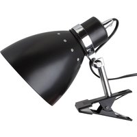 Steinhauer Spring clip-on light, black