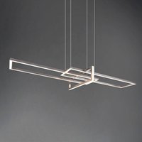 Trio Lighting Salinas LED hanging light, 3,000 K, matt nickel