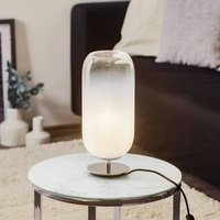 Artemide Gople Mini lampe à poser blanche/argentée