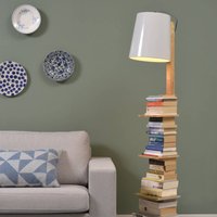 IT´S ABOUT ROMI IT'S ABOUT ROMI Cambridge floor lamp, wood/white