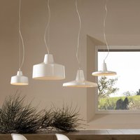 Karman Suspension Gangster, blanc, Ø 35 cm, céramique, E27