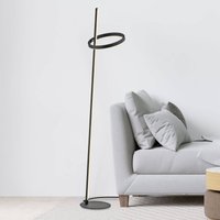 JUST LIGHT. GmbH JUST LIGHT. lampe sur pied LED Ritus noir fer variateur d'intensité 3 000 K