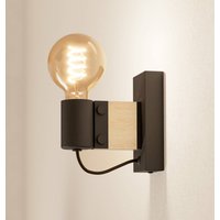EGLO Bailrigg vägglampa av trä