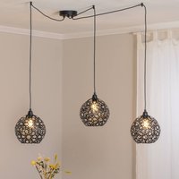 Opviq Hänglampa Fellini MR-897 3 lampor decentraliserad svart