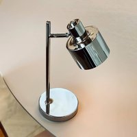 Dyberg Larsen Ocean Mini LED rechargeable table lamp, chrome