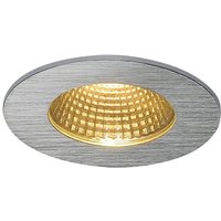 SLV Patta-I luminaire encastrable LED rond, aluminium brossé