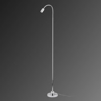 Busch Smal LED-golvlampa Karen, totalt 6,5 W