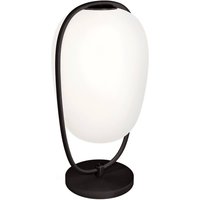 kdln Lannà table lamp, black/white, height 40 cm