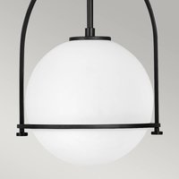Quintiesse Somerset pendant light, one-bulb, black