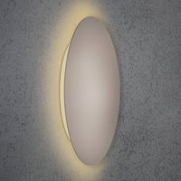 Applique murale LED Escale Blade, taupe, Ø 44 cm
