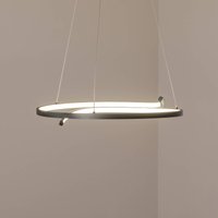 Milagro Lighting LED-hänglampa Lorenzo, metall, svart, 4 000 K