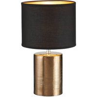 FISCHER & HONSEL Bordslampa Bronz, cylindrisk, svart/brons