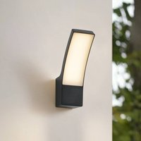 Lindby LED outdoor wall lamp Ilvita, anthracite, metal, IP54