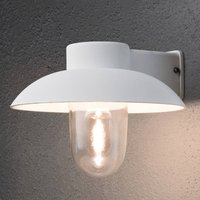 Konstsmide MANI - formskön utomhusvägglampa, vit