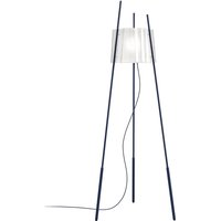 kdln Tyla floor lamp, dark blue, height 165 cm, dimmer