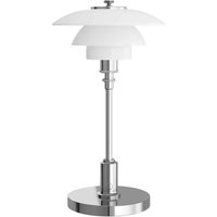 Louis Poulsen Akku-Tischlampe PH 1-1 Portable, chrom, IP44