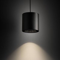 Euluna Suspension Point Duo, noir, acier, Ø 13 cm, GU10