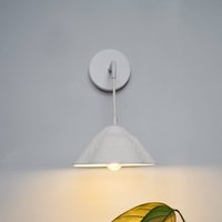 OSRAM Decor Lotus Leaf wall lamp, 1-bulb, white, paper, E14