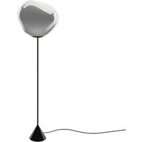 Tom Dixon LED-Stehlampe Melt Cone Slim, chromfarben, Euro