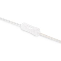 Maytoni LED-bordslampa Kyoto, grå, höjd 46 cm, marmor