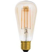 ORION LED-rustiklampa E27 ST64 6W amber 2 200 K dimbar