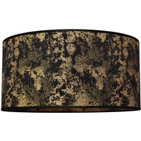 HELAM Lampskärm Abba E27 Ø 40/höjd 20 cm svart/guld
