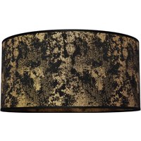 Lampenschirm Abba E27 Ø 40/Höhe 20cm schwarz/gold