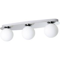 EGLO Deckenlampe CASTROVIDO, chrom, 58 cm 3-flg. IP44 G9-LED