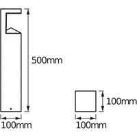 OSRAM ENDURA STYLE PYRAMID LED path light, stainless steel, IP44