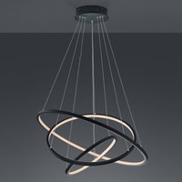 Trio Lighting Trio WiZ Aaron smart LED pendant light, anthracite