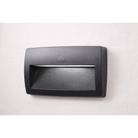 Fumagalli Utomhusvägglampa Lorenza svart/klar 26 cm, R7S CCT konstharts