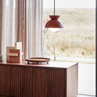 Frandsen Butterfly pendant light, red, Ø 21 cm