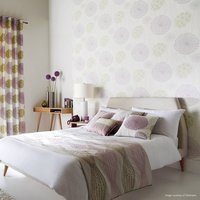 Elstead Ripple table lamp, textile and porcelain, white