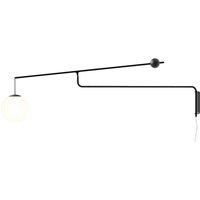 Luceplan Malamata applique murale, noir mat