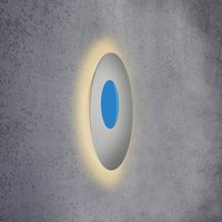 Escale Blade Open LED-vägglampa RGBW silver Ø59 cm