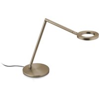 Knapstein LED table lamp Tessa-T, bronze effect, CCT gesture control