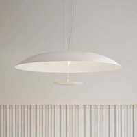 Karman LED-hänglampa BLANCO, Ø 92 cm, vit, metall