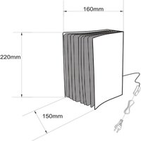 Lucide Extravaganza Livret bordslampa, guld/svart