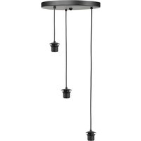 HighLight Pendellampa Fantasy, 3 lampor, svart