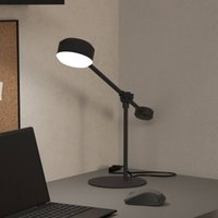 EGLO Clavellina LED table lamp, black, tiltable